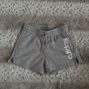 Adidas Heather Gray Sports Shorts